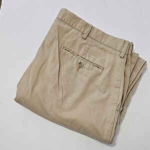 Men's Polo Ralph Lauren Flat Front Khaki Pants - Tan - 38x34 - Like New